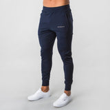 Foesce New Muscle Fitness Running Training Sports Cotton Trousers Men's Breathable Slim Beam Mouth Casual Health Pants