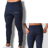 Foesce New Muscle Fitness Running Training Sports Cotton Trousers Men's Breathable Slim Beam Mouth Casual Health Pants