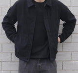 Simple Denim Jackets Men Black Classic All-match Vintage Males Large Size Outwear Comfort S-4XL Teenagers Daily Unisex Popular