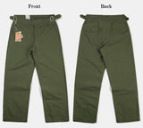 Foesce Non Stock Gurkha Pants Vintage UK Army Military Trouser For Men Khaki Olive