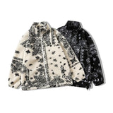 Foesce oversize cardigan Jackets man casual Bandanna Man jacket loose Lamb cashmere women Men coat fleece winter men's coats