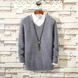 Man Winter Sweater High Collar Black Mohair Sweatshirt Slim Fit Pullover Long Sleeve Thermal Sweater Sweater Designers Mens