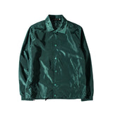 Hip Hop Windbreaker Coach Jacket Streetwear Mens Plain Blank Thin Coat Harajuku Casual Jackets Green Black Pink