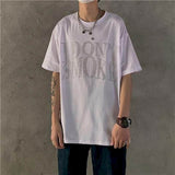 Foesce New Summer Harajuku T Shirts Men's Punk Tops Printed Diamond Unisex Tshirt Women Tee Couples Clothing
