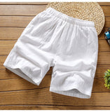 Foesce-(Shirt +shorts) summer new arrival men shirt Man Cotton and linen shirts Short sleeve men's casual shirts men size M to 5XL