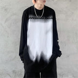 Gothic Cat T Shirt Streetwear Punk Tshirt Harajuku Summer Tops Spring Long Sleeve Couple Cool Ulzzang Loose Japan T-Shirt Male