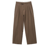Foesce Men's Wear Autumn New Casual Pants Men's Fashion All-match Straight Loose Wide Leg Pants Vintage Loose