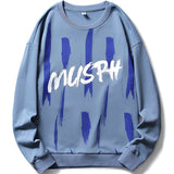 Foesce Plus Size Cotton Sweatshirts Men New Hip Hop Streetwear Letter Print Casual Oversized Hoodie Male Pullover Tops 8XL