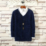 Man Winter Sweater High Collar Black Mohair Sweatshirt Slim Fit Pullover Long Sleeve Thermal Sweater Sweater Designers Mens