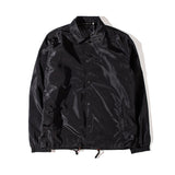 Hip Hop Windbreaker Coach Jacket Streetwear Mens Plain Blank Thin Coat Harajuku Casual Jackets Green Black Pink