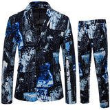 Foesce New Men's Fashion Suit Two-piece Casual Suit  Fashion Men Blazer Mens Suits with Pants