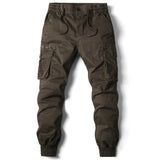 Foesce Cargo Pants Men Jogging Casual Pants Cotton Full Length Military Mens Streetwear Mens Work Tactical Tracksuit Trousers Plus Size