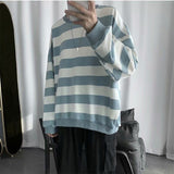 Foesce oversized Strip Mens Hoodies Korean Hip Hop Autumn Thin Casual Sweatshirt Women Rock Hoodie Plus Size Clothes Male Japan Hoodie