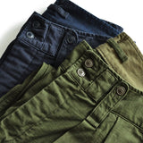 Foesce British Army Pants Utility Fatigue Pants Classic Military Olive Sateen Baker pants Pants&Capris Cargo Pants
