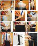 Foesce- 2 Pieces Business Wedding Mens Suits Scottish Style Slim Fit Groom Tuxedo MaleFashion Jacket with Pants New Arrival Office Wear