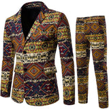 Foesce New Men's Fashion Suit Two-piece Casual Suit  Fashion Men Blazer Mens Suits with Pants