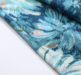 Streetwear Shirts Graffiti Daisy Flower Painting Print Blouse Hip Hop Harajuku Fashion Loose Long Sleeve Casual Tops