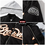 Autum Winter Varsity Jacket Men Hip Hop Vintage Jacket Men Women Letter Streetwear Baseball Coat Casual Couple Clothes Male