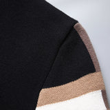 Fashion Brand European Luxury Men's Classic Plaid Knitted Cardigan Sweater Casual Large Long Sleeve Cardigan Jacket