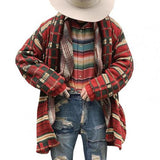 Foesce Plus Size Knitted Long Sleeve Men Casual Loose Cardigan Autumn Winter Open Front Plaid Printed Cardigan Sweater Outerwear