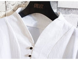 Foesce-(Shirt +shorts) summer new arrival men shirt Man Cotton and linen shirts Short sleeve men's casual shirts men size M to 5XL
