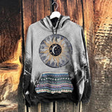 Foesce 1 Vintage Rose Skull Printed Long Sleeve Men's Hooded Sweatshirt Autumn Casual Hoodies For Men Fashion Hoodie Tops Streetwear