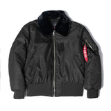 Winter vintage  bomber flight us air force pilot jacket streetwear coats military hip hop tactical army for men fur