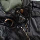European Star Windbreaker Coats Hooded Lambskin Leather Jackets and Coats Mens Genuine Leather Sheepskin Jackets Coat 5XL Plus
