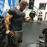 Foesce Compression Quick dry T-shirt Men Running Sport Skinny Short Tee Shirt Male Gym Fitness Bodybuilding Workout Black Tops Clothing