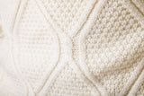Foesce Autumn Men's Casual Pullover Wool sweater , Warm winter men's round neck solid sweater men , Fashion twist knit sweater