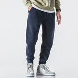 Foesce New Loose Jogging Pants Men New Fashion Fleece Autumn Winter Warm Sweatpants Male Outdoor Straight Trousers Pantalon Hommes