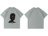 Foesce Tshirt Harajuku Streetwear Creative Print Punk Rock Gothic Tees Shirts Hip Hop Summer Casual Loose T-Shirts Tops