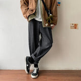 Foesce Harajuku Couple Denim Jeans Pants Men Vintage Clothes Printing Straight Spring Clothing Loose Plus Size Jean