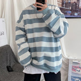 Spring Men Classic Striped Hoodies Mens Hip Hop Streetwear Sweatshirt Male Casual Trend Cotton Pullover M-5XL