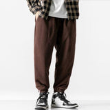 Foesce New Loose Jogging Pants Men New Fashion Fleece Autumn Winter Warm Sweatpants Male Outdoor Straight Trousers Pantalon Hommes