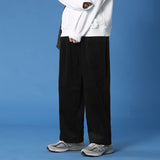 Autumn/winter Corduroy Pants Men's Fashion Casual Pants Men Streetwear Loose Hip-hop Straight Wide-leg Pants Mens Trousers M-3XL