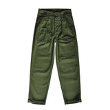 Foesce British Army Pants Utility Fatigue Pants Classic Military Olive Sateen Baker pants Pants&Capris Cargo Pants