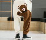 Fleece Bear Harem Pants Men Clothing Korean Fashion Men Pants Streetwear Men Trousers M-5XL Spring New Arrivals