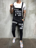 Fashion Men's Ripped Jeans Jumpsuits Hi Street Distressed Denim Bib Overalls For Man Suspender Pants Size S-XXXL