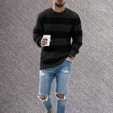 Autumn Winter Men's Sweater Fashion Long Sleeve O-Neck Pullovers Sweaters Men Casual Knit Sweater Jersey Coat Mens Clothes