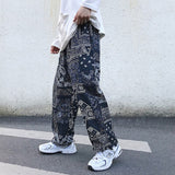 Foesce -Funny Men Harem Pants Loose Hip Hop Jogger Sweatpants Male Oversized Streetwear Elastic Waist Woman Cargo Trousers 5XL