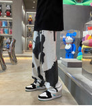 Foesce Tie-dye Jeans Denim Pants Men's Jeans for Men Streetwear Jean Baggy Man Male Oversize Trendyol Mens Wide Men´s Boys Clothing