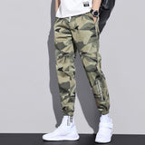 Foesce Military Camouflage Pants Fashion Cargo Pants Men Joggers Elastic Waist Hip Hop Streetwear Men Jogger Pants Size M-5XL
