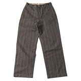 Foesce Bronson 1920s Pinstripes Working Class Pants Men Vintage Gentlemen Suit Trousers