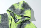 Autumn Fashion Hip Hop Hoodies Men Tie Dye Letter Printing Casual Sweatshirt Pullover Men Large Size Hooded Sweatshirt