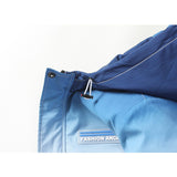 Foesce Autumn Winter Cotton Jacket Men Fashion Casual Korean Version Youth Jacket Loose Gradient Color Hooded Warm Mens Clothing