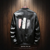MA-1Military Biker Leather Bomber Jacket Men Autumn Fashion Slim Fit Pilot Zipper Coat Street Baseball Outerwear Male Tops 5XL