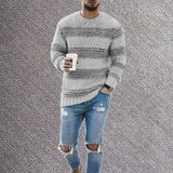 Autumn Winter Men's Sweater Fashion Long Sleeve O-Neck Pullovers Sweaters Men Casual Knit Sweater Jersey Coat Mens Clothes