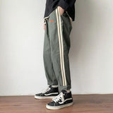 Men Women Autumn Pants Korean Trend Oversized Hip Hop Straight Cargo Trousers 2023 Spring Ankle-length Sports Casual Preppy Pant