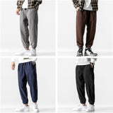 Foesce New Loose Jogging Pants Men New Fashion Fleece Autumn Winter Warm Sweatpants Male Outdoor Straight Trousers Pantalon Hommes